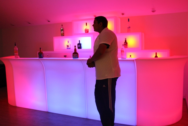 LED Bars At A Venue