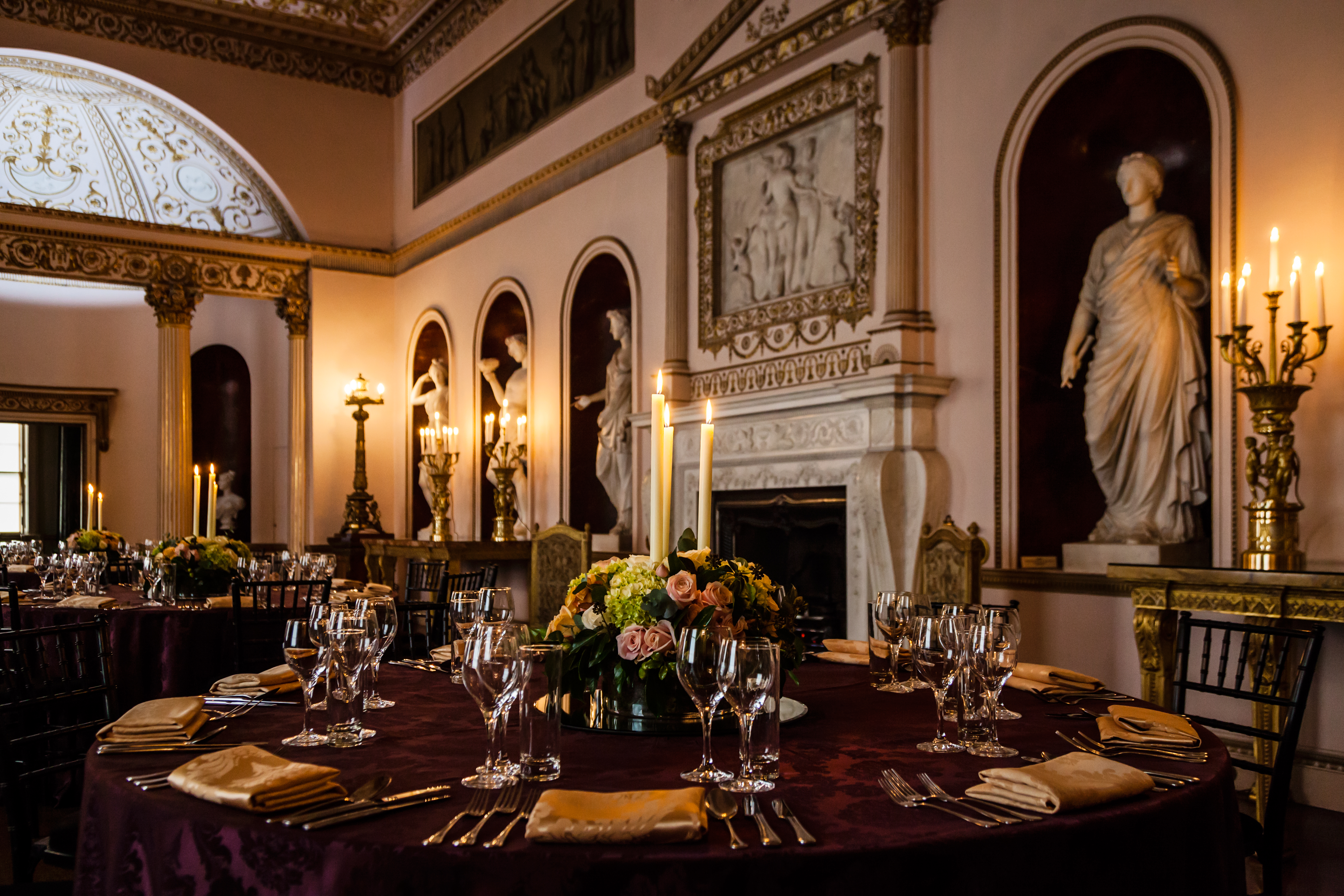 Syon House winter wedding