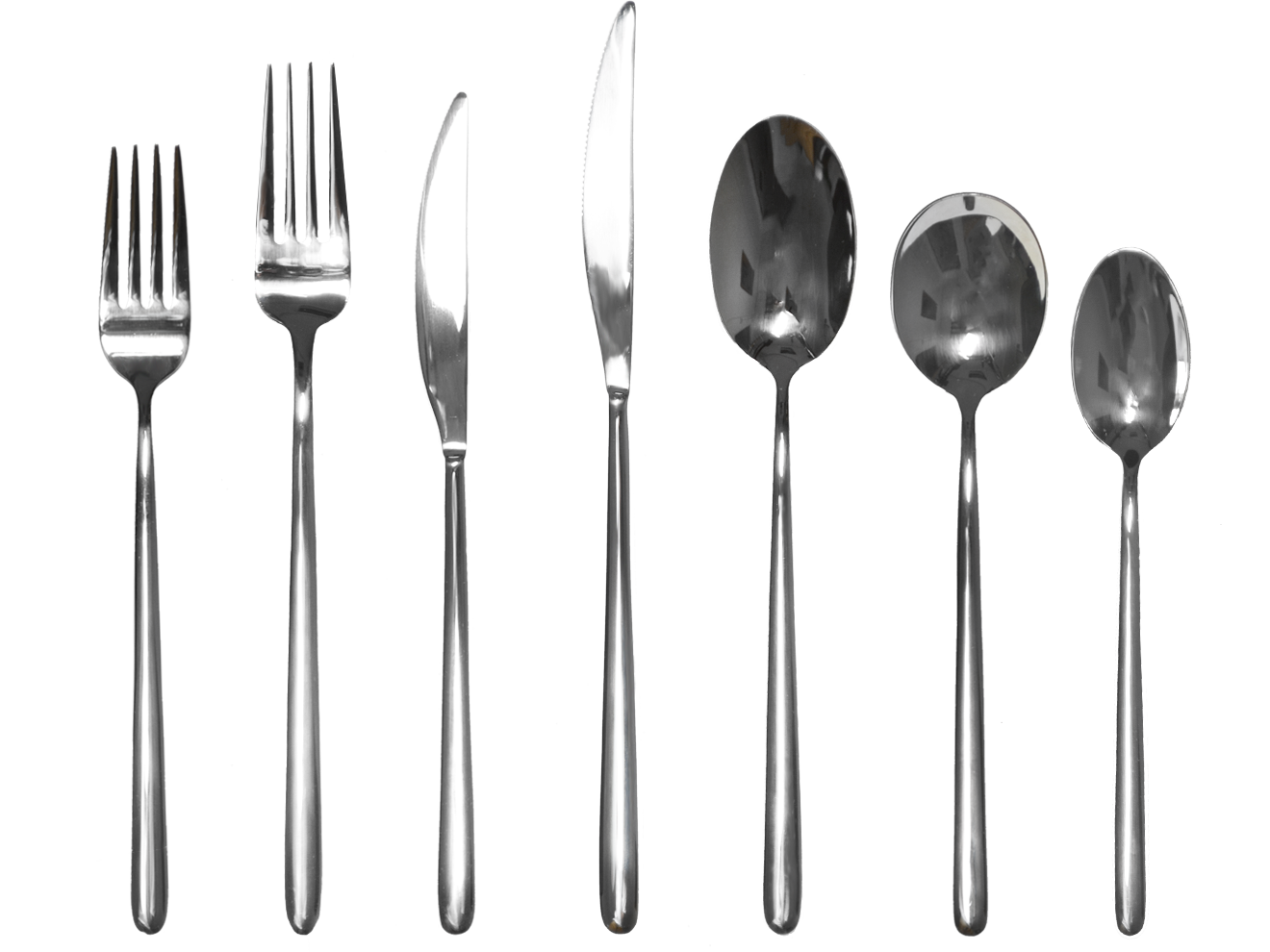 Slim, hand-finished cutlery