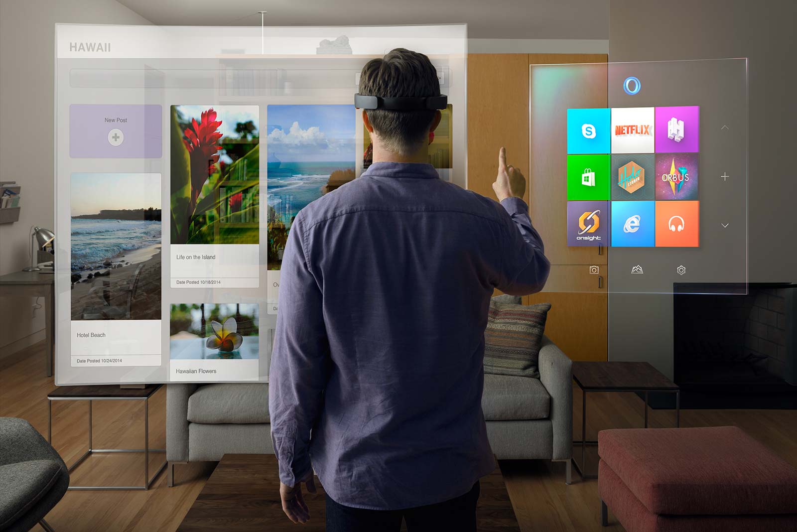 The HoloLens offers a new way to interact at events